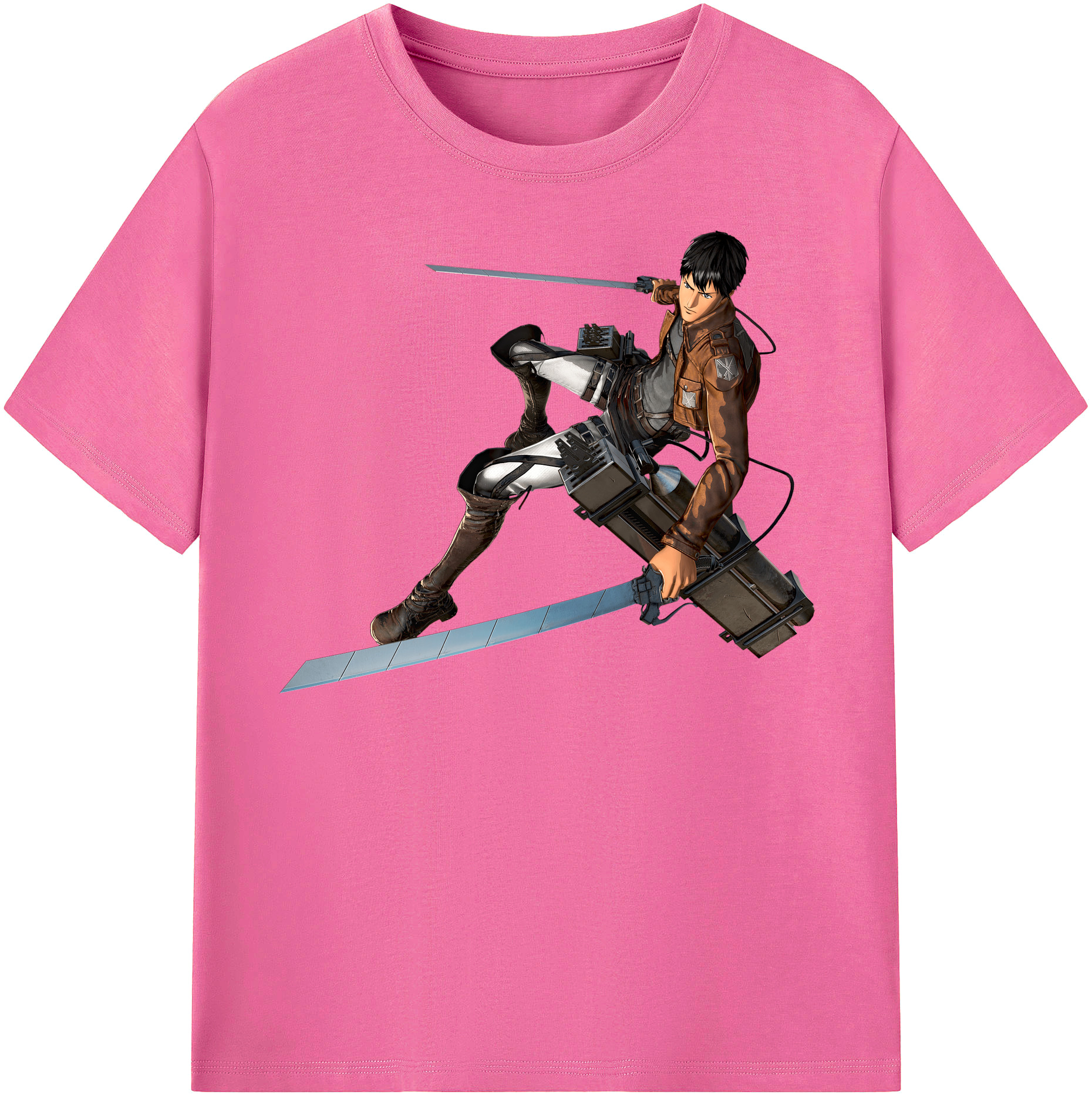 （画像用） 進撃の巨人 ベルトルト・フーバー Attack on Titan Bertholdt Hoover レディースカジュアルプリントTシャツ（綿100％）